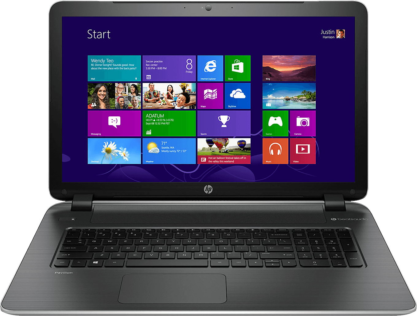 laptop and accessories